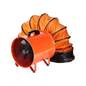 Portable Ventilator, 16 inch Heavy Duty Cylinder Fan with 16.4ft Duct Hose, 1350W Strong Shop Exhaust Blower 5175CFM